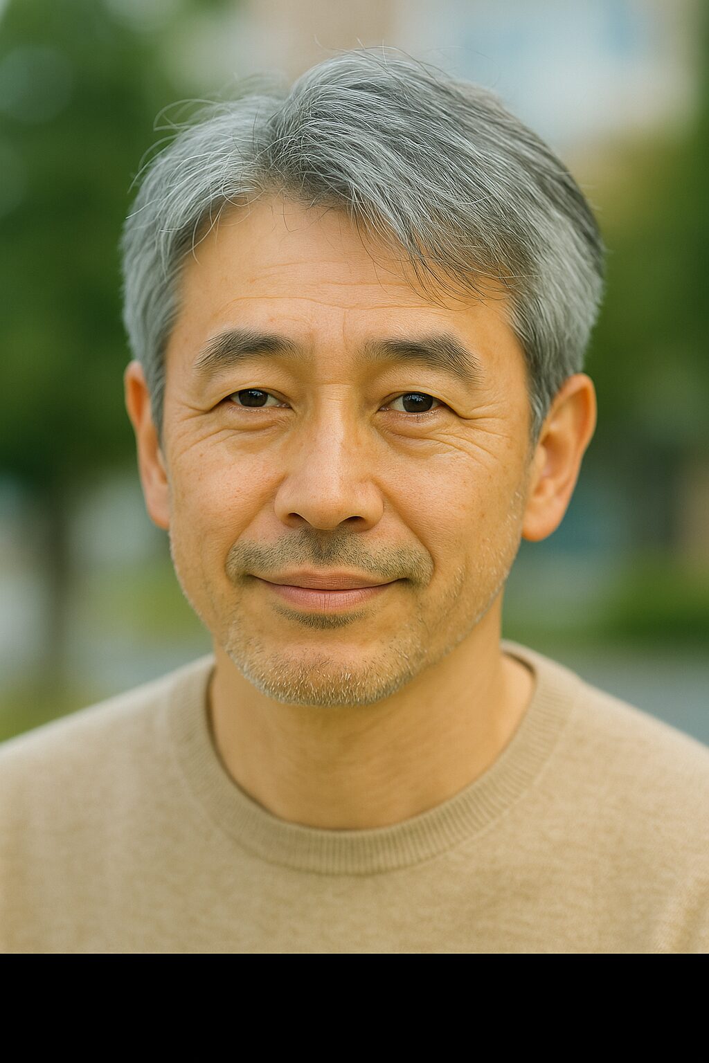 40〜50代男性のナチュラルグレー。年齢を味方にする渋みのある髪色