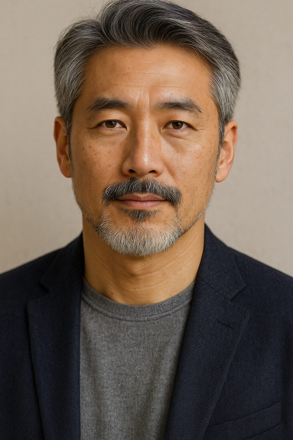 白髭ミックスの渋み系。上品さと大人の落ち着きがあるスタイル